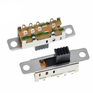 SS23E04 Double Toggle <strong>Switch</strong> 8 Pins 3 Files 2P3T DP3T Handle High 5mm Small Slide <strong>Switch</strong> - Product Image 1