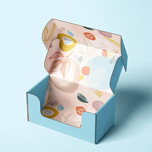 Biểu tượng tùy chỉnh in sóng Bìa vận chuyển hộp tái chế các tông bưu phẩm nến thương mại điện tử bao bì - Product Image 3