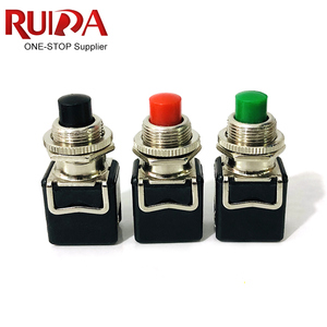 PBS-13 12mm Rot/Grün/weiß Momentary/Rast Auf Off Push Button Switch mit schrauben terminal - Product Image 3