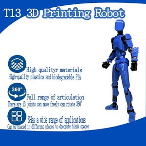 Multi-Jointed Movable Shapeshift Robot 3D Printed Creative Action Figure Robot 13 Movable Joint Robot Action Figure <strong>Toy</strong> - Product Image 6