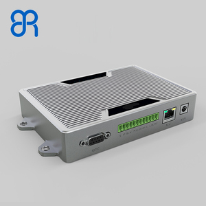 Lettore rfid uhf 4 porte ad alte prestazioni, lettore fisso di piccole dimensioni, protocollo ISO18000-6C, basato su chip Impinj E710