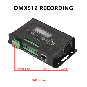 New DMX521 to <strong>PWM</strong> Signal DC 12V 24V 36V 6A <strong>LED</strong> Timing <strong>Controller</strong> 4CH Output Independently Dimming for RGB RGBW Color Light Strip