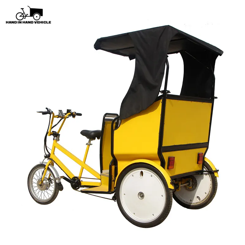 500W pedicab risciò taxi elettrico a 3 ruote sui prodotti di fabbrica di strada