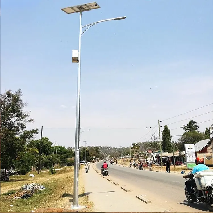 Luz de rua solar de alto lúmen dividida 30w 100w luz de diodo emissor de luz solar semi-integrada para exterior