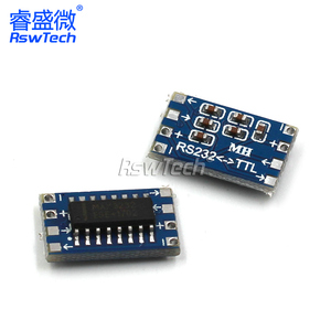 Mini MAX3232 RS232 zu TTL Serial Port Level Converter Bürsten modul anschluss MAX232 Flash ing Board - Product Image 4