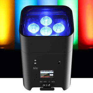 Topflashstar ไฟพาร์ LED คุณภาพสูงสำหรับงานแต่งงานไฟดิสโก้สร้างบรรยากาศด้วยรีโมทคอนโทรล - Product Image 5