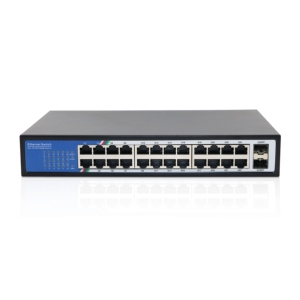 快速非托管24 + 2端口以太网集线器10/100/1000mbps网络交换机 - Product Image 1