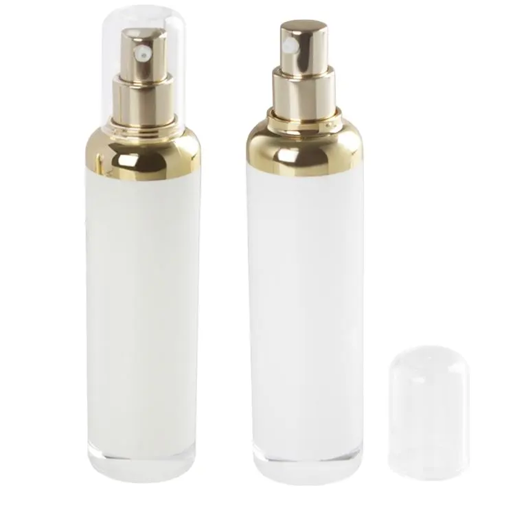 EW-Botellas de aceite de oliva de 120ML, botellas de plástico cuadradas con tapa de aluminio PET para embalaje osmético