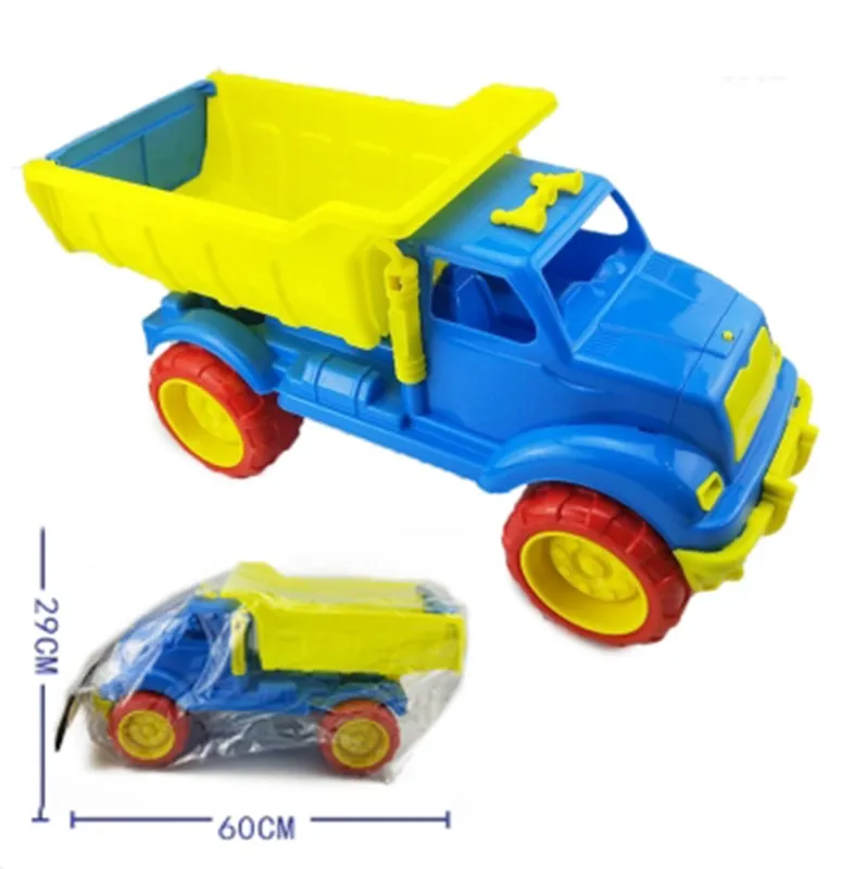 Set Mainan Pasir Anak Plastik Mobil Truk Besar UKURAN 20 Inci Mainan Pantai Roda Bebas