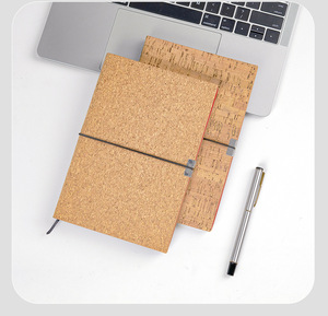 Hochwertiges Eco Environmental Cork Journal Tagebuch Notizbuch mit Metalls chnalle Gummiband Benutzer definiertes Logo Recyceltes Cover Notizbuch - Product Image 2