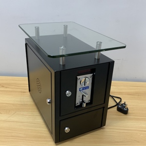 便利なダブルコインアクセプター時間制御ボックスガラスボードタイマーインテリジェント住宅システムコインランドリー金融機器用