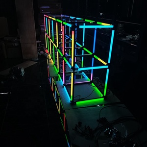 1 м 3D программируемый DMX пиксельный светильник RGB адресуемый пиксельный линейный свет для ночного клуба - Product Image 4