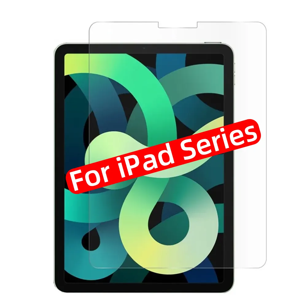 IPad 10.2 9.7 10. 5 10.9 11 새로운 iPad 8 7 6 5 9 공기 4 3 2 미니 유리 iPad 2020 2019 2018 2021 강화 유리 화면 보호기