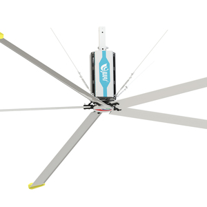 Julai 5 lưỡi 24ft tiếng ồn thấp Đức động cơ lớn hvls Quạt trần công nghiệp cho hội thảo phòng tập thể dục nhà máy giá bán buôn - Product Image 2