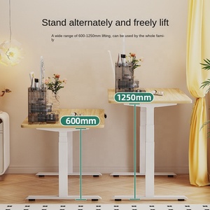 Modern Dual-motor <strong>Three</strong>-stage Lifting <strong>Table</strong> Alternately Lifting <strong>Computer</strong> <strong>Table</strong> Height Adjustable Electric Lifting <strong>Table</strong> - Product Image 5
