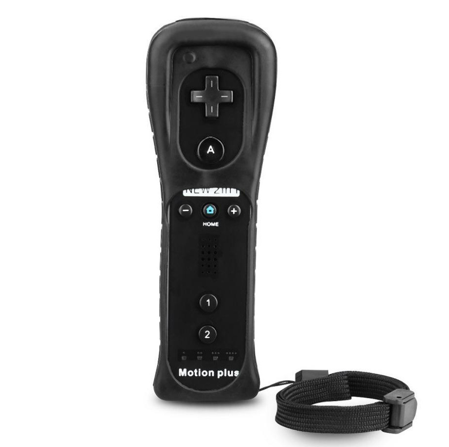 Control remoto negro con Motion Plus SIN CAJA