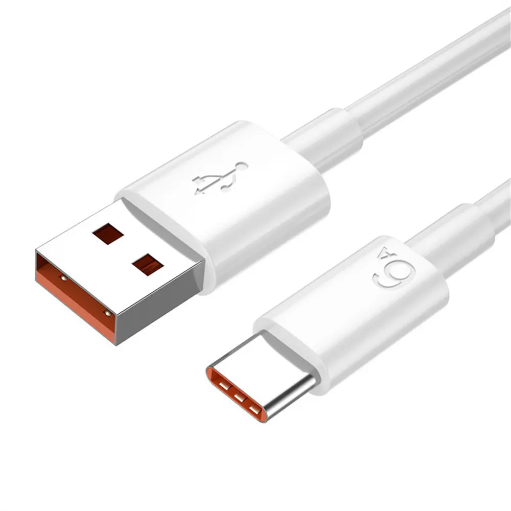 1M Schnell schnell ladekabel Typ C 6A 66W USB C Daten USB Typ C Ladekabel Kabel Kabel Für Samsung Huawei