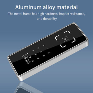 Nuevo lector de tarjetas inteligentes IC/NFC TTL RS485 WG 26/34 Wifi impermeable controlador de acceso de código QR dinámico con marco de aleación de aluminio - Product Image 4