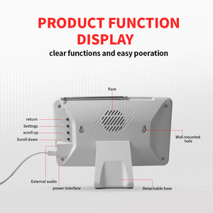 نظام اتصال لاسلكي لمطاعم الوجبات السريعة والمقاهي والحانات مع جهاز نداء وعرض زر اتصال عند المنضدة - Product Image 6