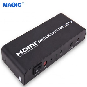 Custom OEM Factory OEM 1080P 1.3b 2x2 Switch Splitter Support 3D HDMI Video Switcher - Product Image 1