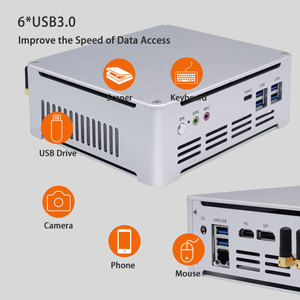 <strong>Linux</strong> Intel Core I7 8750H Processor 2.2GHz up to 4.1GHz 6 Core Mini <strong>Computer</strong> PC for Gaming - Product Image 3