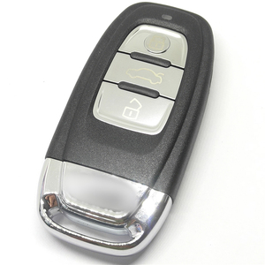 Topbest 3 ปุ่มรีโมทกุญแจรถShellสําหรับA-Audi A4L Q5 A3 A4 A5 A6 A8 S8 Quattro Q7 เปลี่ยนHU66 ใบมีดKey - Product Image 1