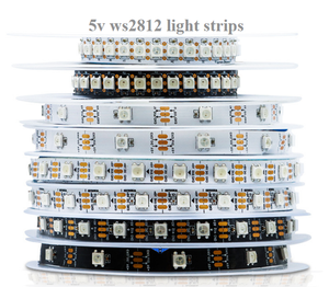 デジタルアドレス指定可能WS2812b5VスマートRGBIC Tira Fita Luces防水WS2812 60 144leds 2812b SPI Pixel RGB ws2812ledストリップ - Product Image 4