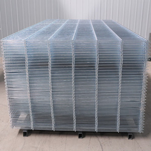 6/5/6 8/6/8 มม. Grun / Anthrazit Doppelstabmattenzaun คู่รั้วด้าน/รั้วบาร์คู่ - Product Image 5