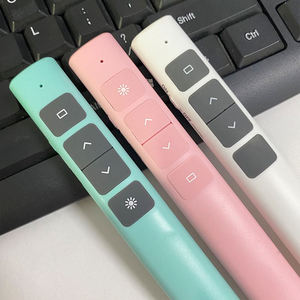 2,4 GHz Wireless Presenter Pen USB RF Fernbedienung Zeiger wiederauf ladbare rote Zeiger Stift für Power Point - Product Image 6