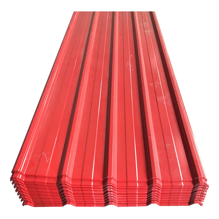 溶融亜鉛めっき鋼ソーラールーフ鉄片タイプタイル赤色天井材PVCフィルムラミネート亜鉛めっき鋼板