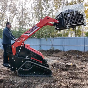 Tovisen V1000 Mini Skid chỉ đạo Bộ nạp 25HP động cơ mèo derett theo dõi DIESEL skidsteers lật với file đính kèm lâm nghiệp mulcher - Product Image 4