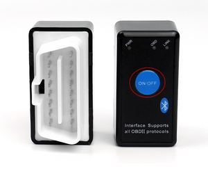 互換性のあるBTOBDII ELM327 V1.5 ELM327 EOBD OBD2車の診断ツールスキャナー、Android IOSAndroid用スイッチコードリーダー付き - Product Image 3