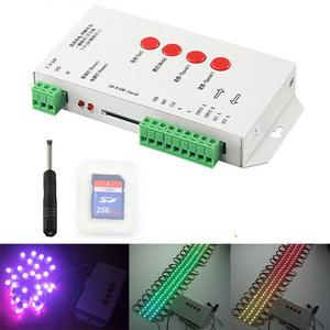 Контроллер светодиодный DC5-24V 256 г RGB для WS2801 WS2811 WS2812B LPD6803 SD карты T1000S - Product Image 3