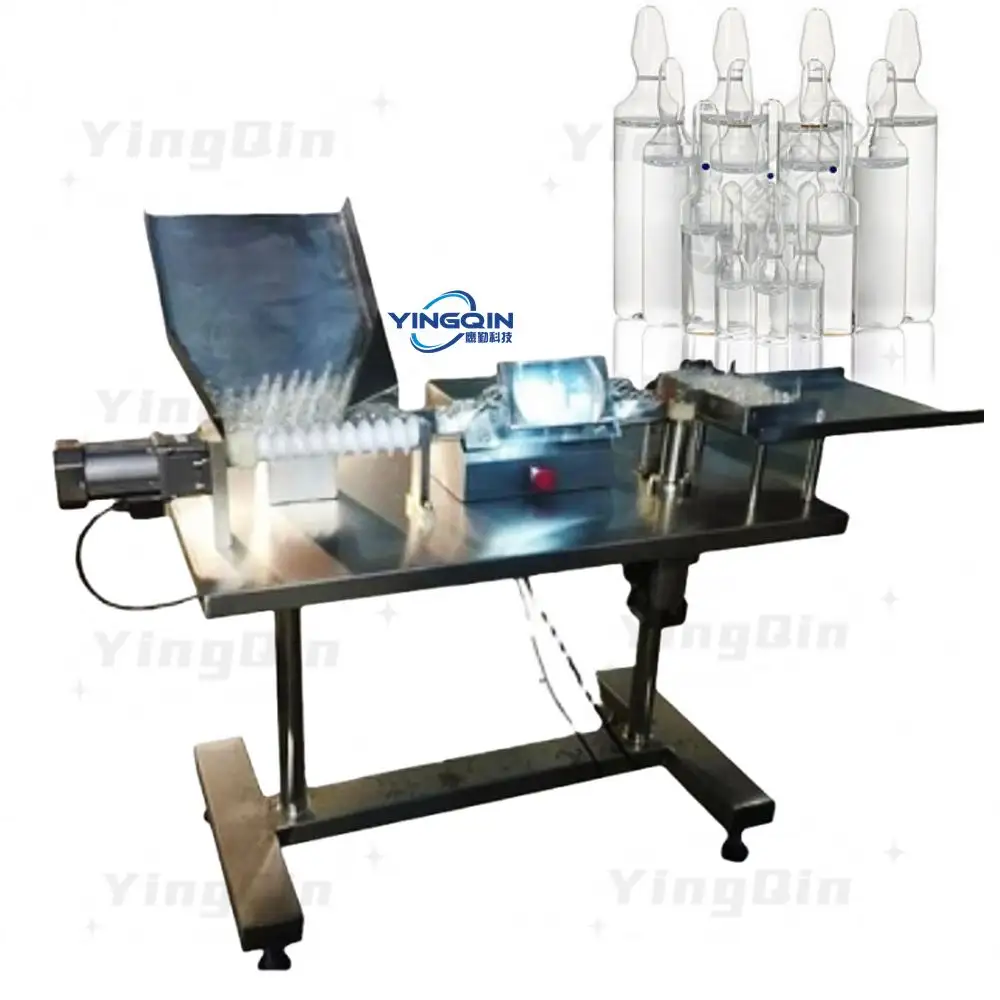 Hoge Kwaliteit Hoge Precisie Injectie Flesje Semi-Automatische Inspectie Machine