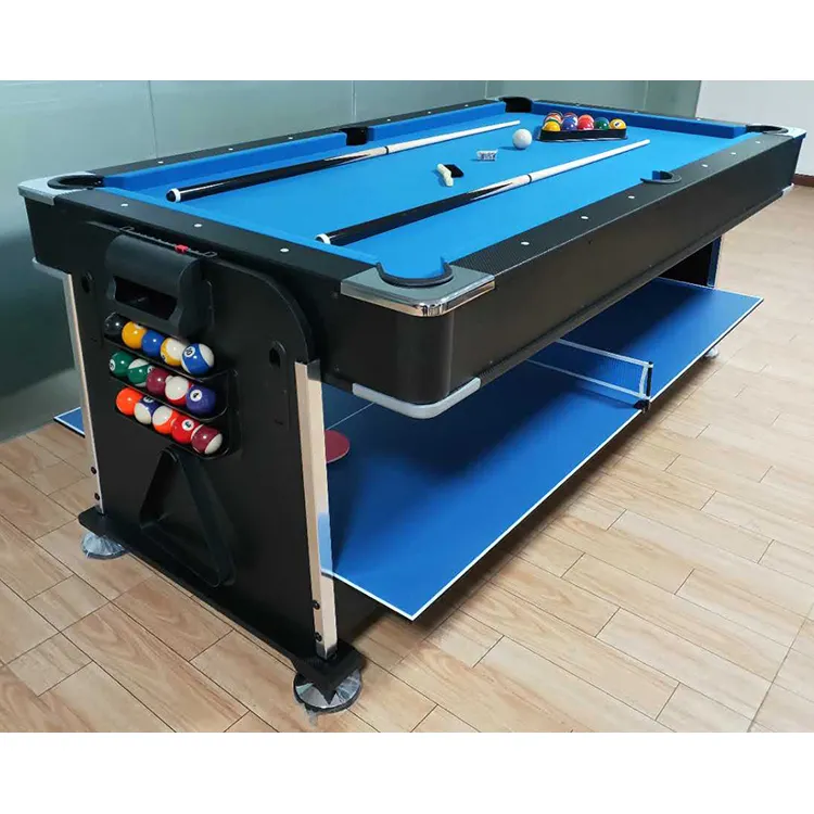 SZX-mesa de billar de 7 pies, superventas, con funciones de ping-pong, 4 en 1, multijuego