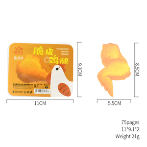 Notas Adhesivas personalizadas con logo impreso, pegatinas de papel con forma similar a WEIBO - Product Image 3