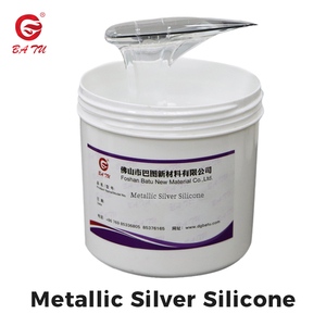 服装和纺织品丝网印刷油墨用高光泽环保金属银硅防水耐用 - Product Image 2