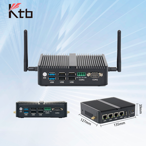 Mini ordenador industrial integrado KTB 142 N100 Nuc con memoria DDR4 y sistema operativo RJ45 LAN Linux para oficina y hogar