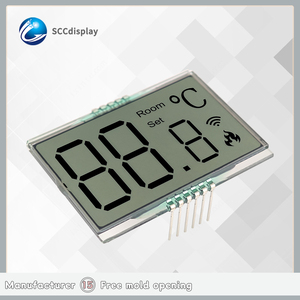 Werks großhandel Kunden spezifische TN Positive Temperatur Luft feuchtigkeit Digital anzeige 7 Segment anzeige SJXDGW0026 LCD-Module - Product Image 5