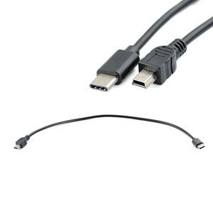 USB Type C to Mini B สายชาร์จข้อมูล OTG USB 5 Pin สำหรับกล้อง - Product Image 5
