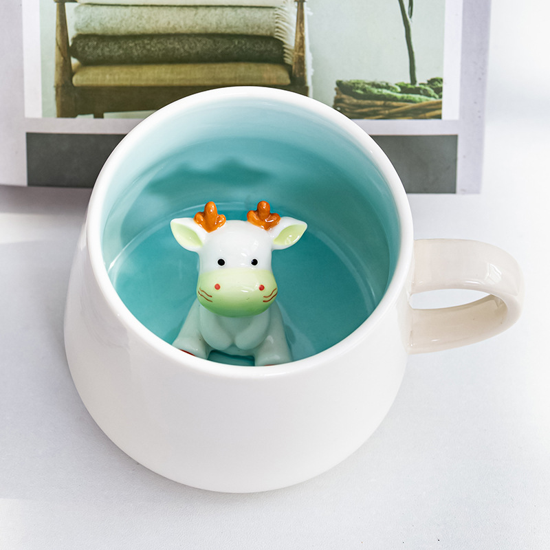 Petit dragon blanc (tasse individuelle)