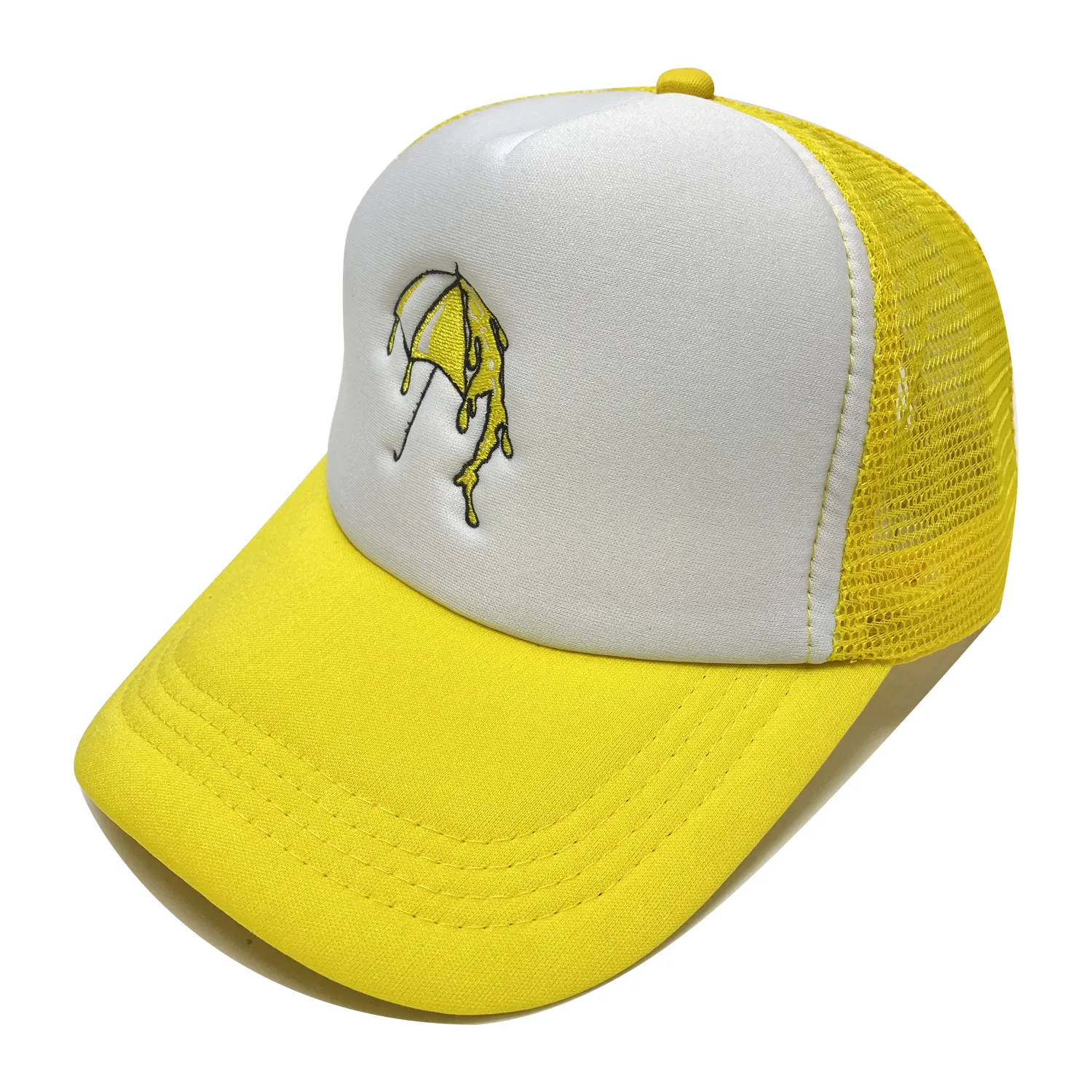 Gorra de camionero personalizada de alta calidad para hombre, gorro de béisbol de malla con logotipo bordado personalizado, gorra deportiva de verano