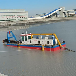 Barco de draga de succión con cortador de arena de río con tubería flotante - Product Image 6