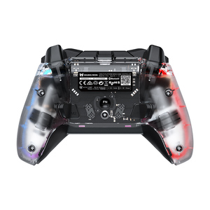 Rainbow S Pro การควบคุมแบบมีสายสำหรับ Nintendo OLED SWITCH Controller Pro ที่มีการสั่นสะเทือนแบบคู่ไจโร6แกนฟังก์ชันเทอร์โบ