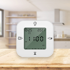 Multifunktion ales LCD-Display Indoor Outdoor Hygrometer Thermometer Wecker Kalender mit Timer-Funktion - Product Image 5