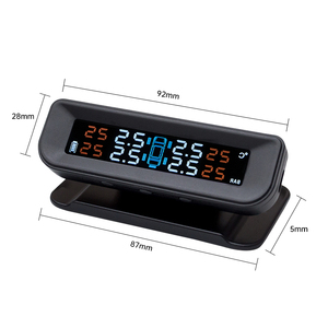 Sistema de control de presión de neumáticos inalámbrico RIBOTON, pantalla LCD de energía Solar, 4 sensores externos de presión de neumáticos - Product Image 2