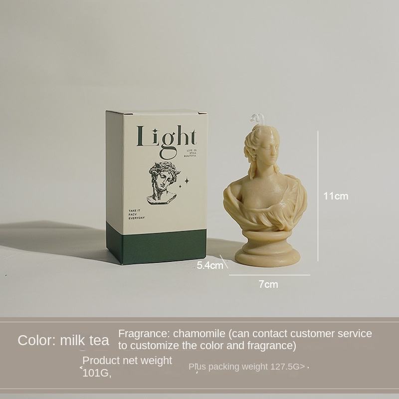 Style 6: Couleur de thé au lait Mme Victor (Parfum: camomille)