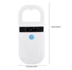 134.2KHz FDX-B RFID Pet mikroçip tarayıcı ISO11784 el hayvan RFID okuyucu köpekler ve kediler için - Product Image 6