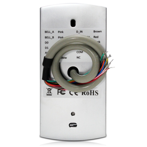Per esterno impermeabile Standalone controllo accessi keybad125 KHZ RFID Wiegand lettore 2000 Em Card Pin Logo personalizzabile in metallo - Product Image 3