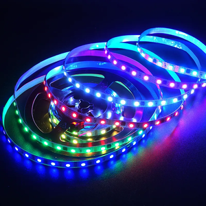 שנזן במפעל מותאם אישית 12v 60led/m ws2811 sm16703 חכם IC rgb מיעון קסם צבע <span class=keywords><strong>led</strong></span> רצועת אור - Product Image 4